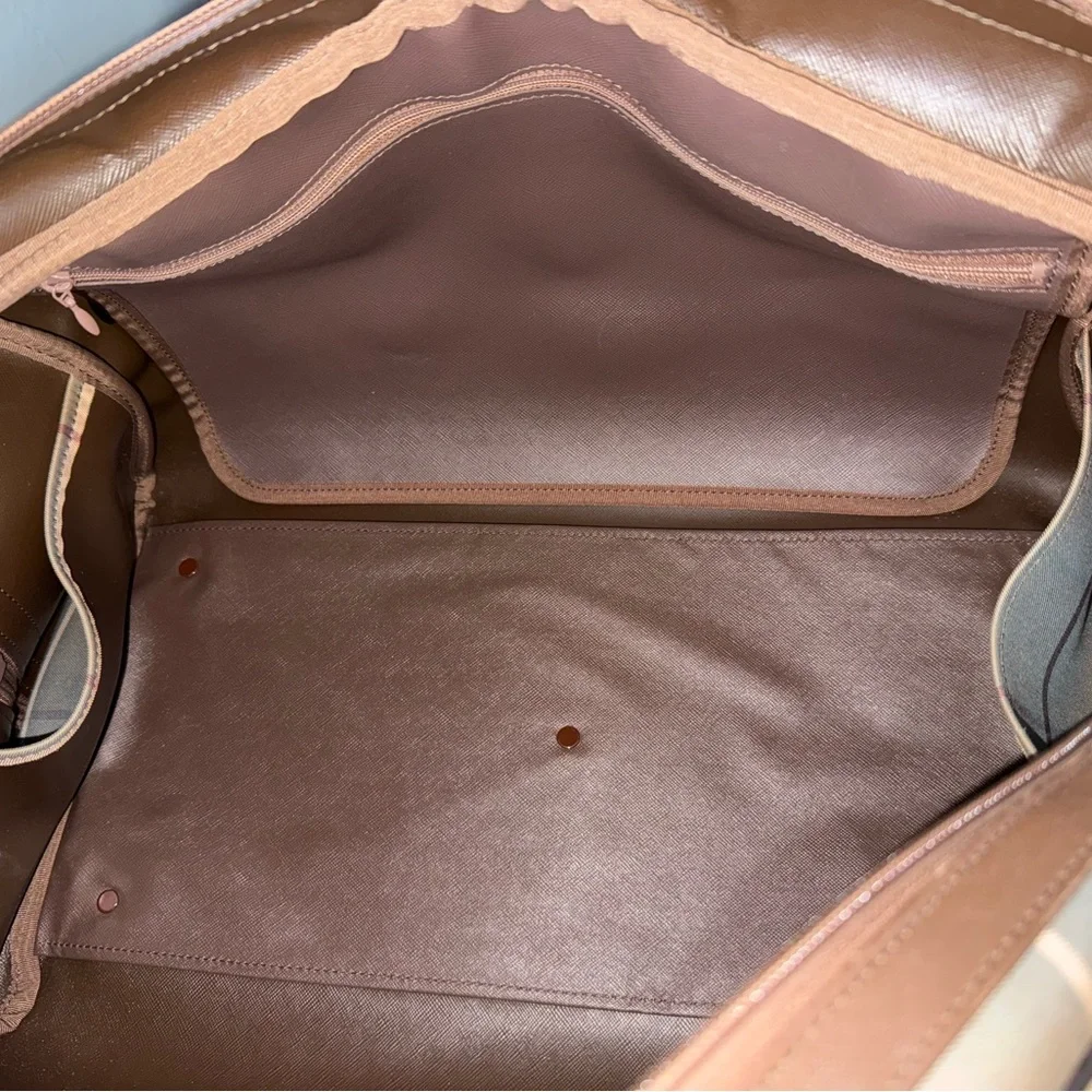 PRE OWNED Burberry Nova Check Boston Bag 50cm - Picture 3 of 7